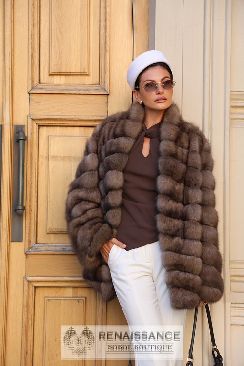 Шуба автоледи из баргузинского соболя