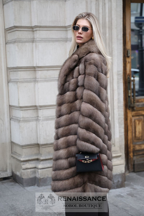 Шуба из меха соболя