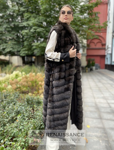 Жилет из соболя