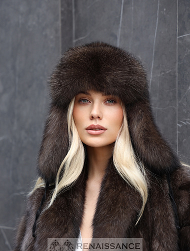 Модный жакет из баргузинского соболя