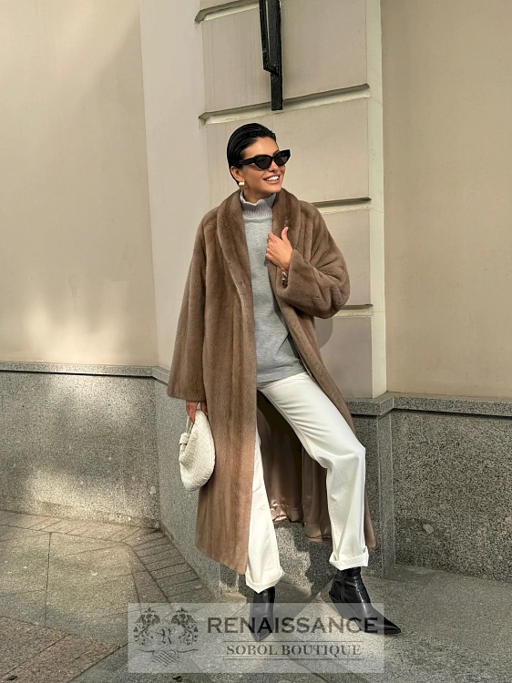 Шуба из норки