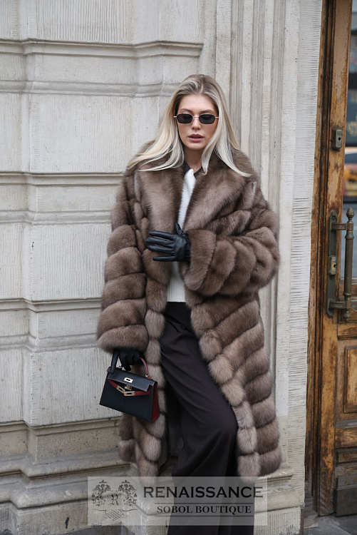 Шуба из меха соболя