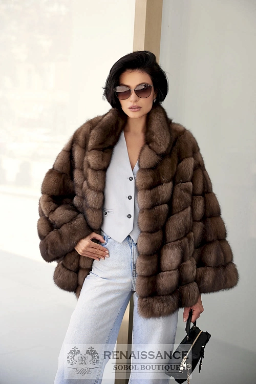 Универсальный Жакет из меха соболя