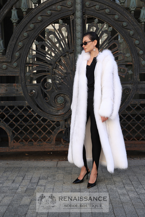 Шуба из лисы