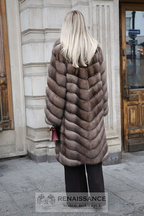 Шуба из меха соболя
