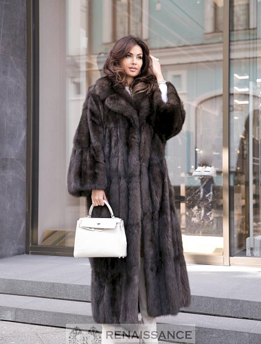 Шуба из баргузинского соболя