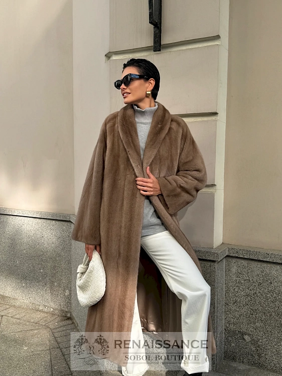 Шуба из норки