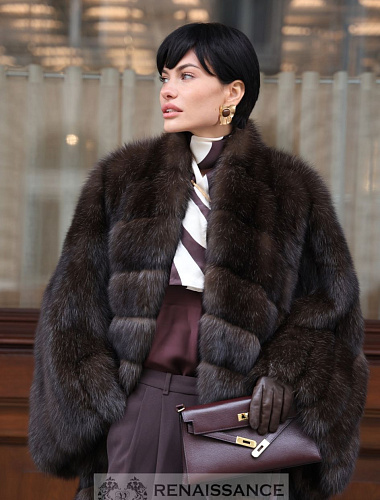 Роскошное манто из соболя