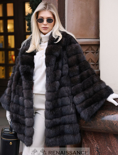 Манто из соболя в седине 5