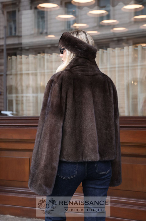 Стильный жакет из норки
