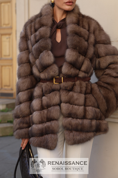 Шуба автоледи из баргузинского соболя