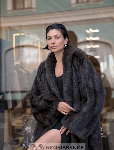 Эксклюзивная шуба из баргузинского соболя