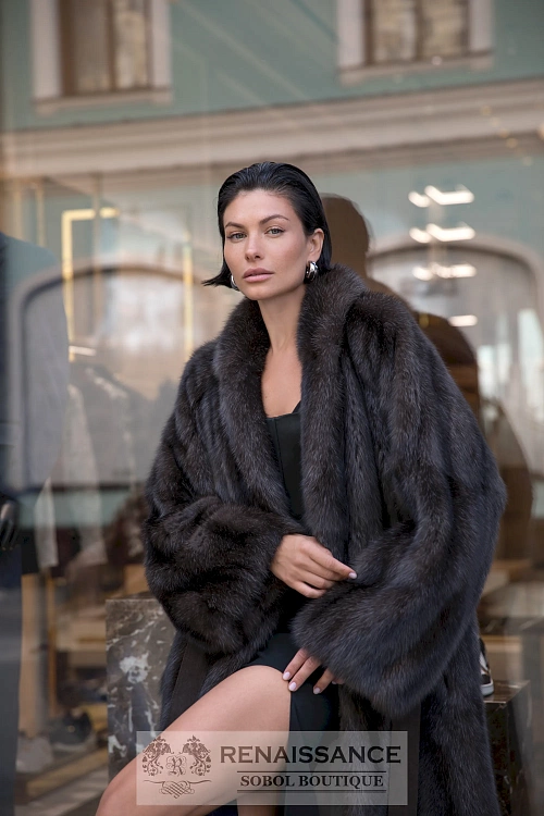 Эксклюзивная шуба из баргузинского соболя