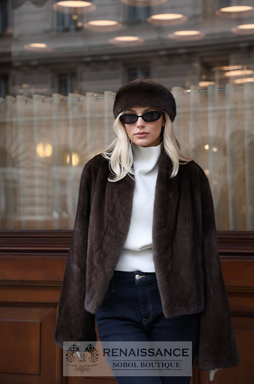 Стильный жакет из норки
