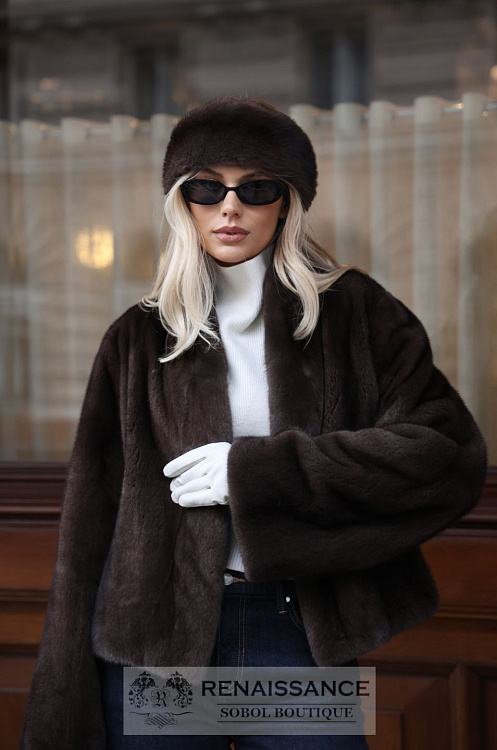 Стильный жакет из норки