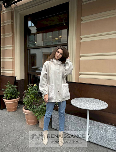 Жакет с капюшоном из кашемира Loro Piana