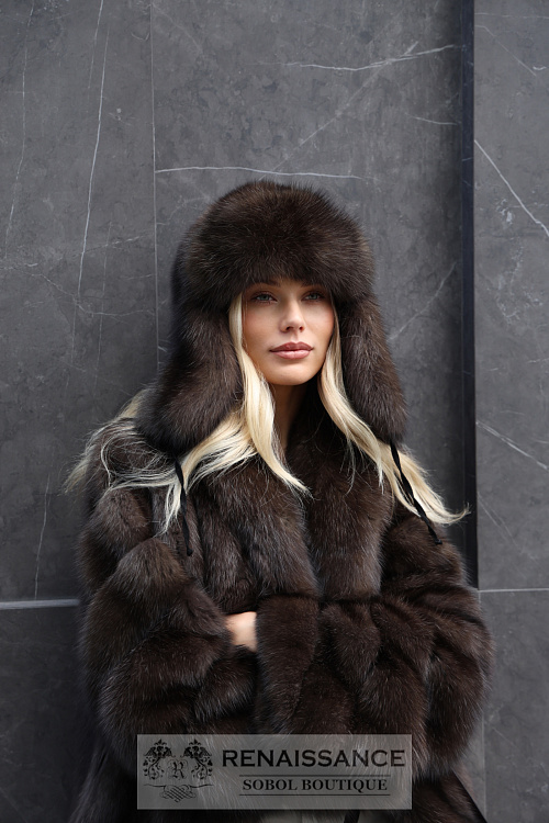 Модный жакет из баргузинского соболя