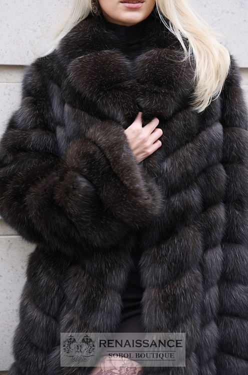 Шуба из соболя в седине 5