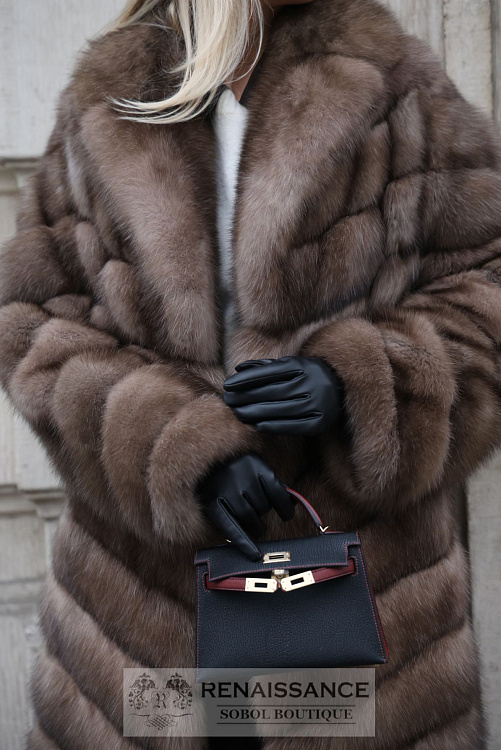 Шуба из меха соболя