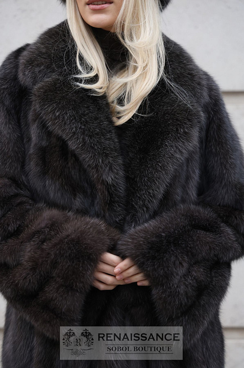 Шуба из баргузинского соболя ТОП-ЛОТ в седине 6