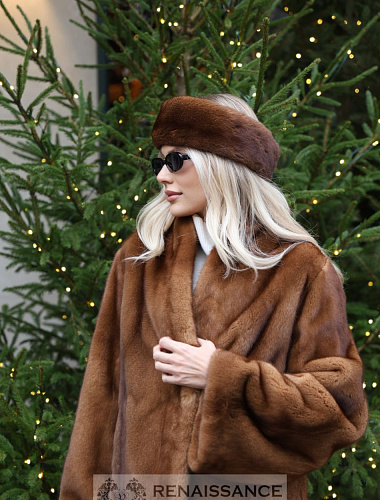 Короткая шуба из меха норки