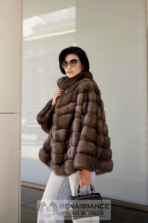 Универсальный Жакет из меха соболя