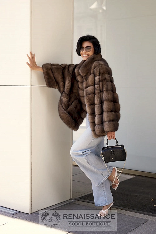 Универсальный Жакет из меха соболя